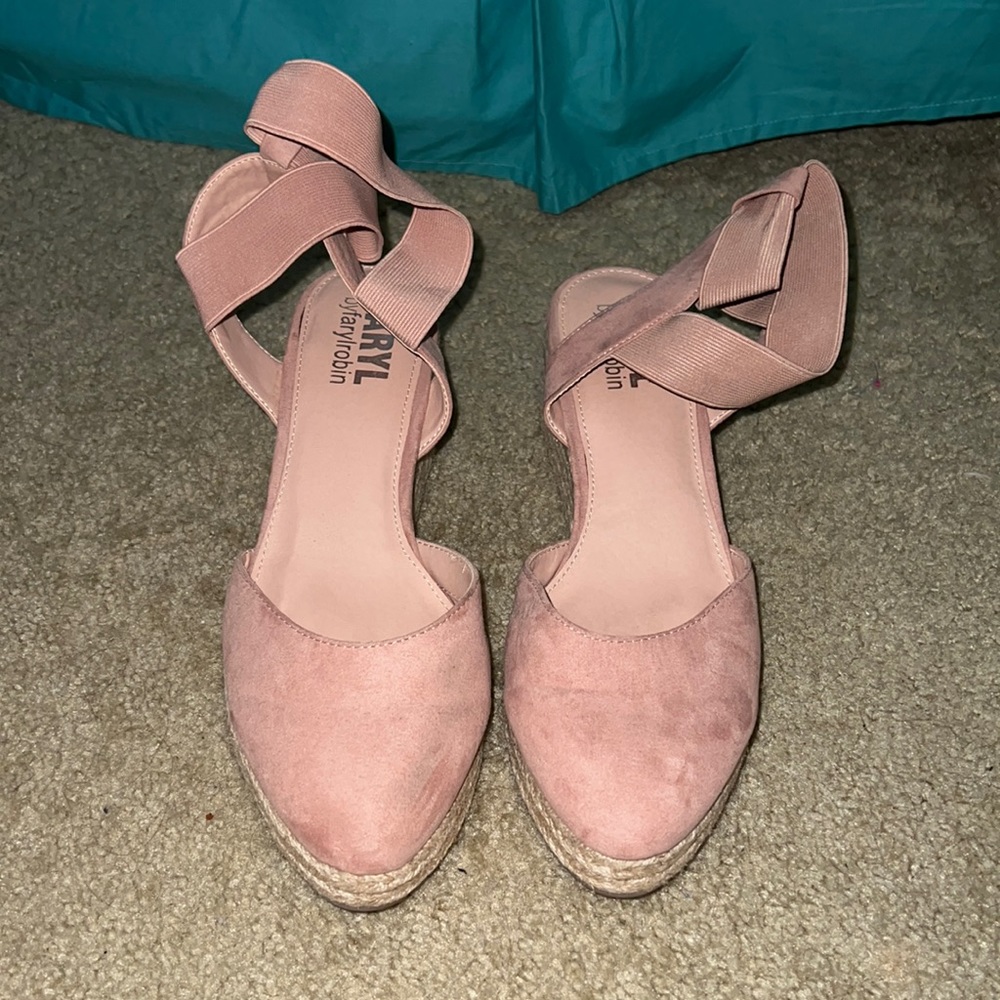 Faryl Pink Ankle Sandals